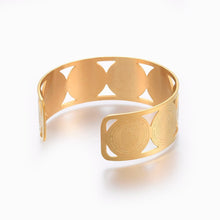 Load image into Gallery viewer, Virgin Mary Cuff Bangle Bracelet