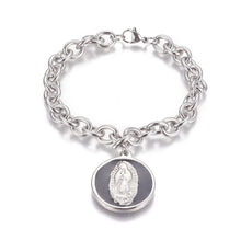 Load image into Gallery viewer, Virgin Mary Pendant Charm Bracelet