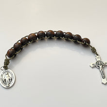 Load image into Gallery viewer, One Decade Ladder Wood Rosary | Pocket Rosary