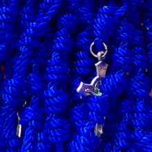Load image into Gallery viewer, Royal Blue Rope Rosary