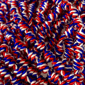Patriotic Knotted Rope Rosary