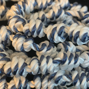 Blue Angel Knotted Rope Rosary