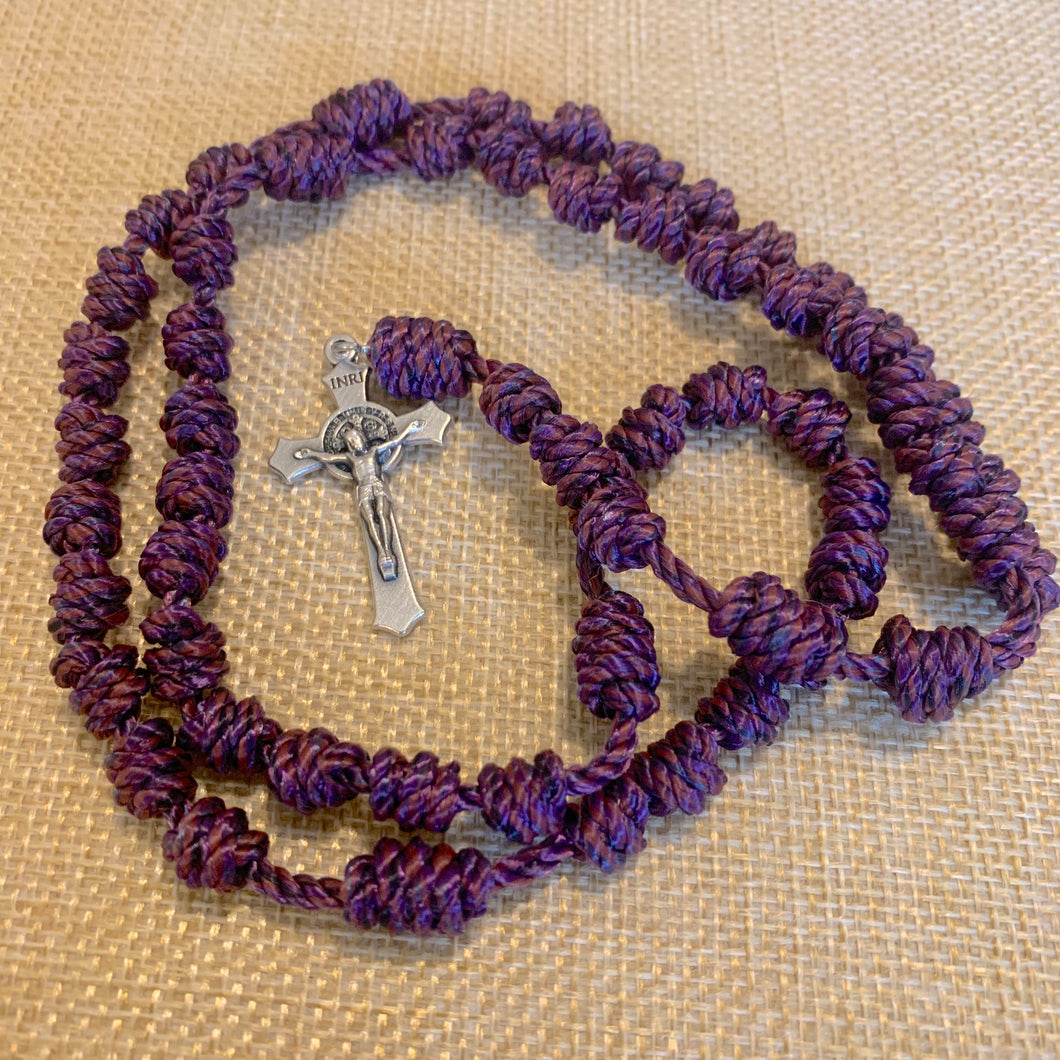 Plum Rope Rosary