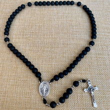 Load image into Gallery viewer, Midnight Black Rosary