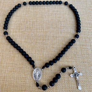 Midnight Black Rosary