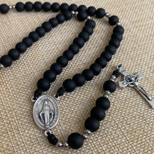 Load image into Gallery viewer, Midnight Black Rosary