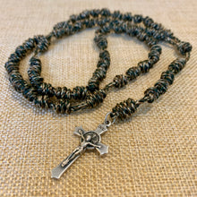 Load image into Gallery viewer, Soldier Camo Knotted Rope Rosary