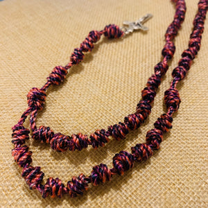 Raspberry Rope Rosary