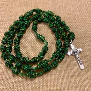 Spring Green Rope Rosary