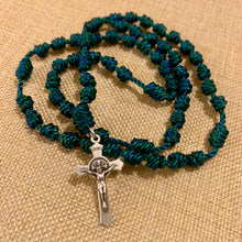 Load image into Gallery viewer, Teal Rope Rosary