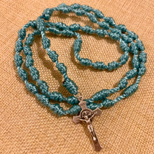 Load image into Gallery viewer, Powder Blue Rope Rosary