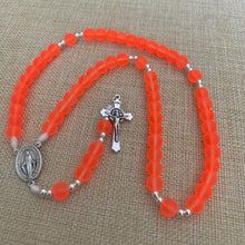 Load image into Gallery viewer, Blaze Orange Rosary