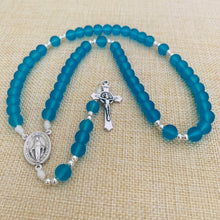 Load image into Gallery viewer, Aquatic Blue Rosary