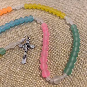 Frosted Starburst Rosary