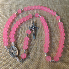Load image into Gallery viewer, Rose Pink Rosary