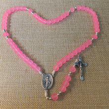Load image into Gallery viewer, Rose Pink Rosary