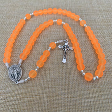 Load image into Gallery viewer, Sunkist Orange Rosary