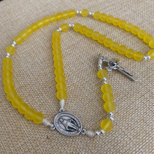 Load image into Gallery viewer, Sunlit Yellow Rosary