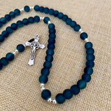 Load image into Gallery viewer, Teal Blue Rosary