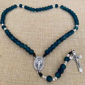 Teal Blue Rosary