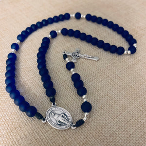 Blue Bonnet Rosary