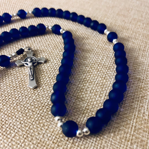 Blue Bonnet Rosary