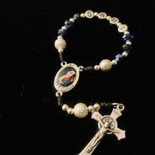 Load image into Gallery viewer, Personalized Mini Decade Starry Night Rosary