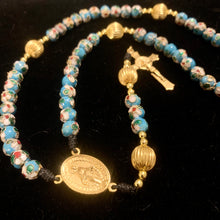 Load image into Gallery viewer, Our Lady&#39;s Aqua Rosary