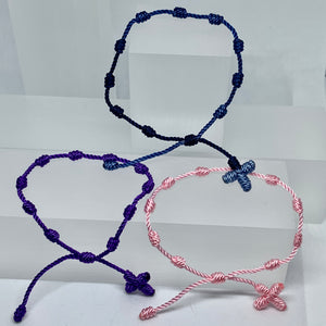 Knotted Rosary Bracelets