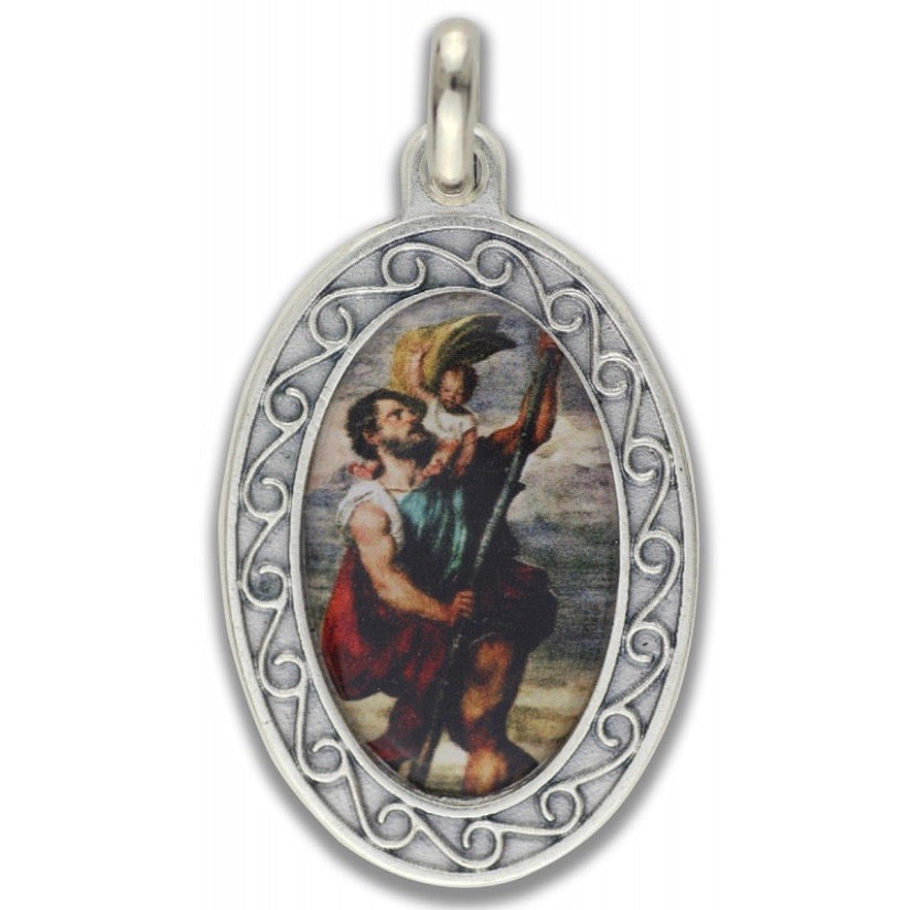 St. Christopher Pendant Necklace