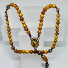 Load image into Gallery viewer, Guadalupe Wood Rosary