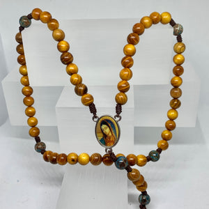 Guadalupe Wood Rosary