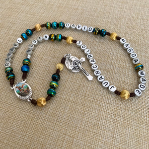 Personalized Saint Michael the Archangel Rosary