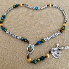 Load image into Gallery viewer, Personalized Saint Michael the Archangel Rosary