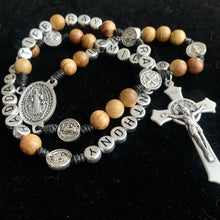 Load image into Gallery viewer, Personalized St. Benedict Rosary