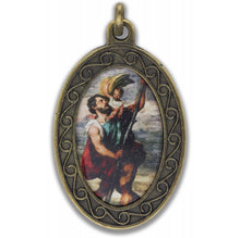 Load image into Gallery viewer, St. Christopher Pendant Necklace