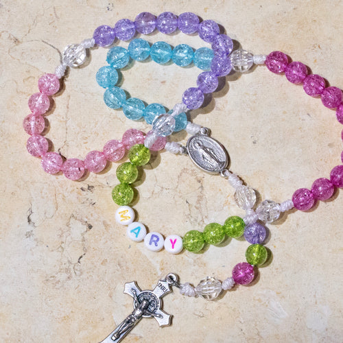 Personalized Starbust Children's Rosary