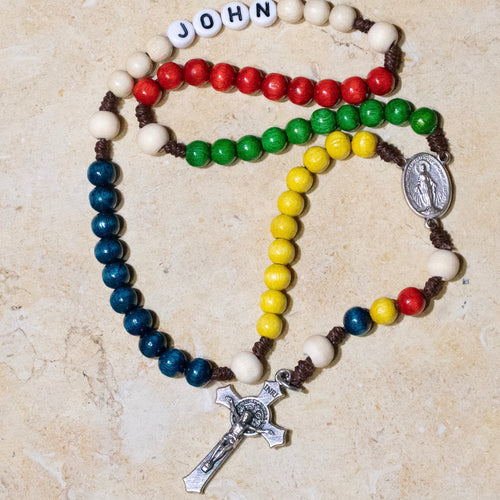 Personalized Pebbles Children's Rosary