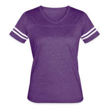 Load image into Gallery viewer, Women’s Vintage Sport T-Shirt - vintage purple/white
