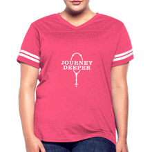 Load image into Gallery viewer, Women’s Vintage Sport T-Shirt - vintage pink/white