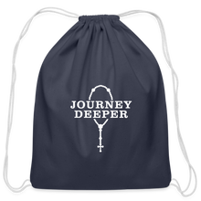 Load image into Gallery viewer, Cotton Drawstring Bag - navy