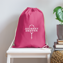 Load image into Gallery viewer, Cotton Drawstring Bag - pink