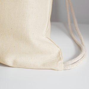 Cotton Drawstring Bag - natural