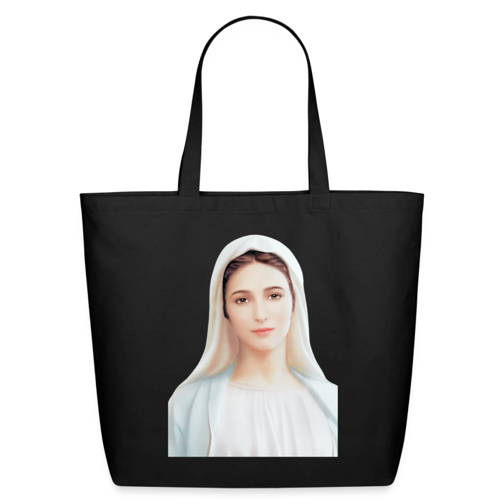 Blessed Virgin Mary Eco-Friendly Cotton Tote - black