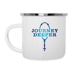 Journey Deeper Wide Mug Coffee/Soup/Ice Cream 12 oz. - white