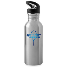 Load image into Gallery viewer, Journey Deeper Water Bottle 20 Oz. - silver
